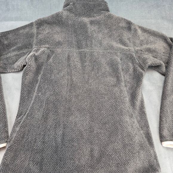 Patagonia Fleece Jacket Womens Pullover Re-Tool Snap-T Gray Purple Size M - Picture 9 of 11